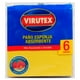 thumbnail image 1 of PACK X 4 PAÑO ESPONJA ULTRA ABSORBENTE 6 UND – VIRUTEX, 1 of 3