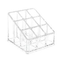 Magideal - 9 Rejillas Soporte Para Lápiz Labial Soporte De Almacenamiento Caja De Cosméticos Organizador De Maquillaje Soporte De Exhibición Decoración Para Toca A