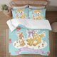 thumbnail image 1 of Hummingmint 3-Piece Bedding Set For Kids Boys Girls Adult Cartoon Warm Cute Fashion Holiday Present Gift Bed Sheets, 1 of 5