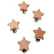 thumbnail image 1 of Sujetadores para chupete ARAKIERST de madera de haya con forma de estrella, 5 piezas, 1 of 6