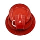 thumbnail image 1 of Juego de loza set 16 pzas vajillas tazas bowl rojo beige, 1 of 3