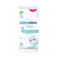 Toallitas Húmedas Waterwipes Sensitive+ On The Go Con 99,9% De Agua, 28 Unidades
