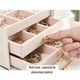 thumbnail image 2 of Joyero Organizador Rosa 3 Niveles Con Llave Y Espejo Delux, 2 of 5