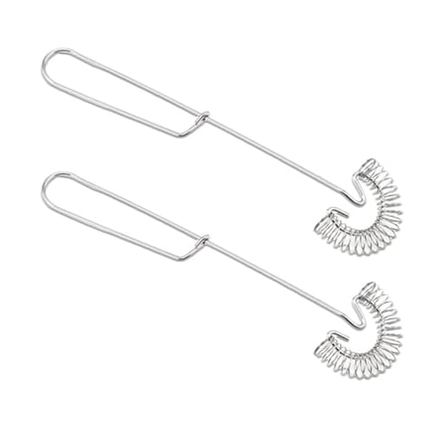 Xusx111 - 2 Paquete Mezclador De Batido Pequeño (Mini Batidor), Diseño Portátil Para Huevos, Crema, Salsas, Grises - Herramientas De Cocina Batidor Batidor Espiral