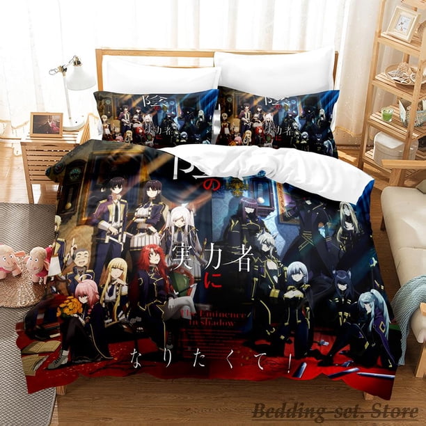 The Eminence in Shadow Bedding Set Bed Set Adult Kid Bedroom Duvetcover SetsBed