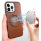 thumbnail image 3 of Carcasa Cuero con MagSafe (Café) iPhone 16 Pro - SmartMob, 3 of 6