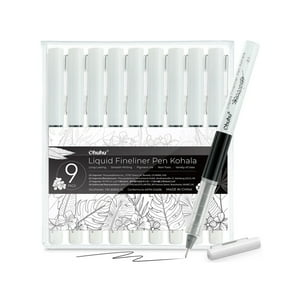 Ohuhu Kohala Set De 9 Tiralineas De Tinta Continua