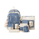 thumbnail image 1 of Set 8 Mochila Bolsas Escolar Estudiante Set Lona Tote Kawaii, 1 of 2