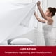thumbnail image 4 of Juego de sábanas Mellanni Iconic Collection, talla doble, color blanco, 4 of 7