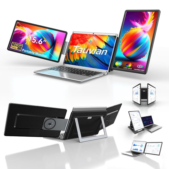 Extensor de pantalla para laptop Tauvian de 15,6" FHD IPS USB-C HDMI