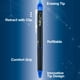 thumbnail image 3 of Bolígrafos de tinta de gel PILOT FriXion Synergy Clicker, 0,5 mm, tinta azul, paquete de 6, 3 of 5