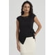 thumbnail image 1 of Polera Mujer Con Bote Escote Cruz Negro, 1 of 8