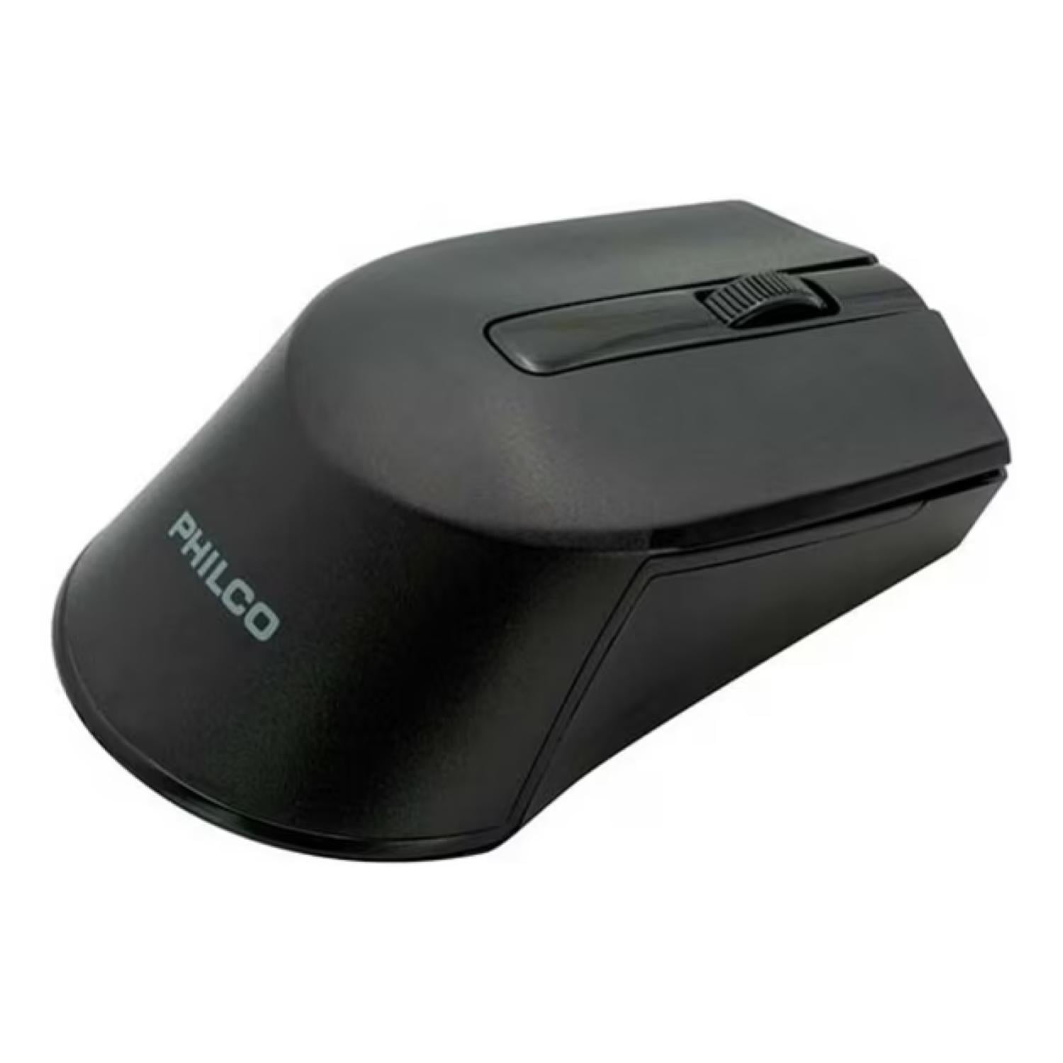 Philco - Mouse Inalambrico Usb 3 Botones 1600dpi Negro