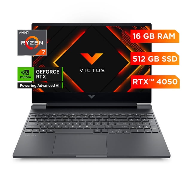 Notebook Victus 15-fb3026la 15.6" Full HD AMD Ryzen 7 16GB 512GB SSD Negro