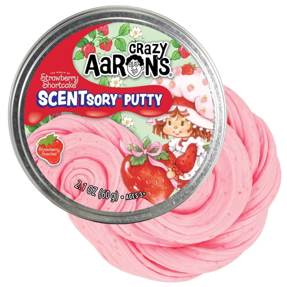 Putty Crazy Aaron's Strawberry Shortcake™ con aroma a ScentSory®