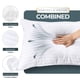 thumbnail image 5 of Juego de ropa de cama Pillow Utopia, tamaño king, 4 unidades, color blanco frío, 5 of 8