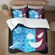 thumbnail image 1 of Blox Fruit Face on print Soft Bed Set Lightweight 3 Pieces Bedding Sets for All Season Comforter Set Easy Care, 1 of 5