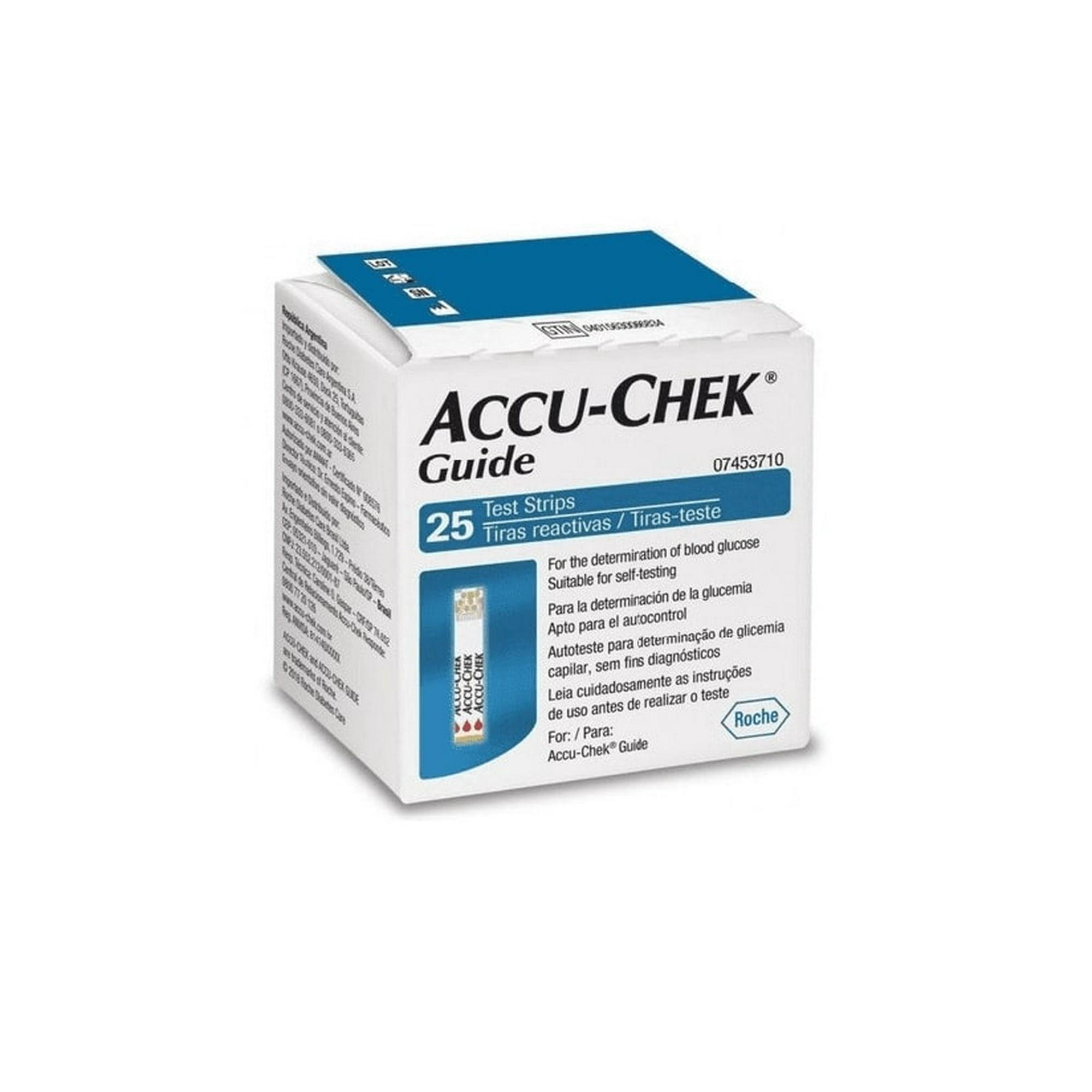 Roche - Tiras Reactivas Accu-chek® Guide 25 Unidades