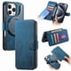 thumbnail image 1 of Funda Billetera Magnética para iPhone 16 Pro Soporte Tarjetas Desmontable Azul, 1 of 6