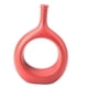 thumbnail image 5 of Florero De Donut Para El Hogar, Dormitorio, Mesa, Florero Con Agujero, Oficina, Decorativo, Rojo, 5 of 5
