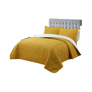 Genérico - Cubrecama Quilt Verano King + 2 Fundas Almohada U1