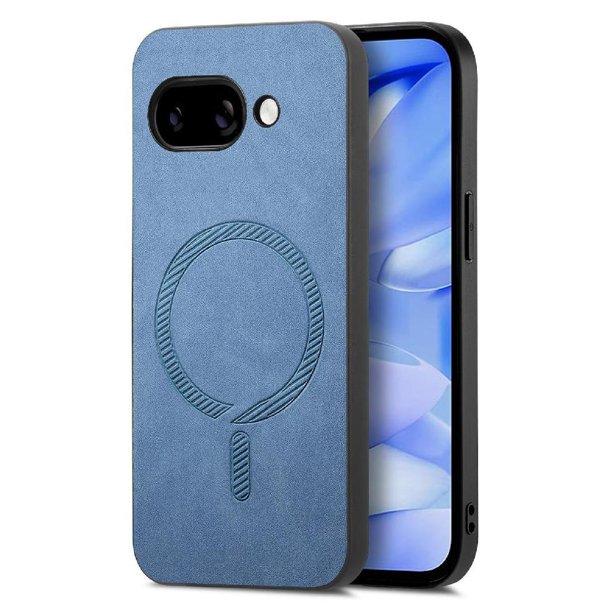 Magnetic Slim Case for Google Pixel 9A with Camera Guard & Anti-Scratch Back Blue