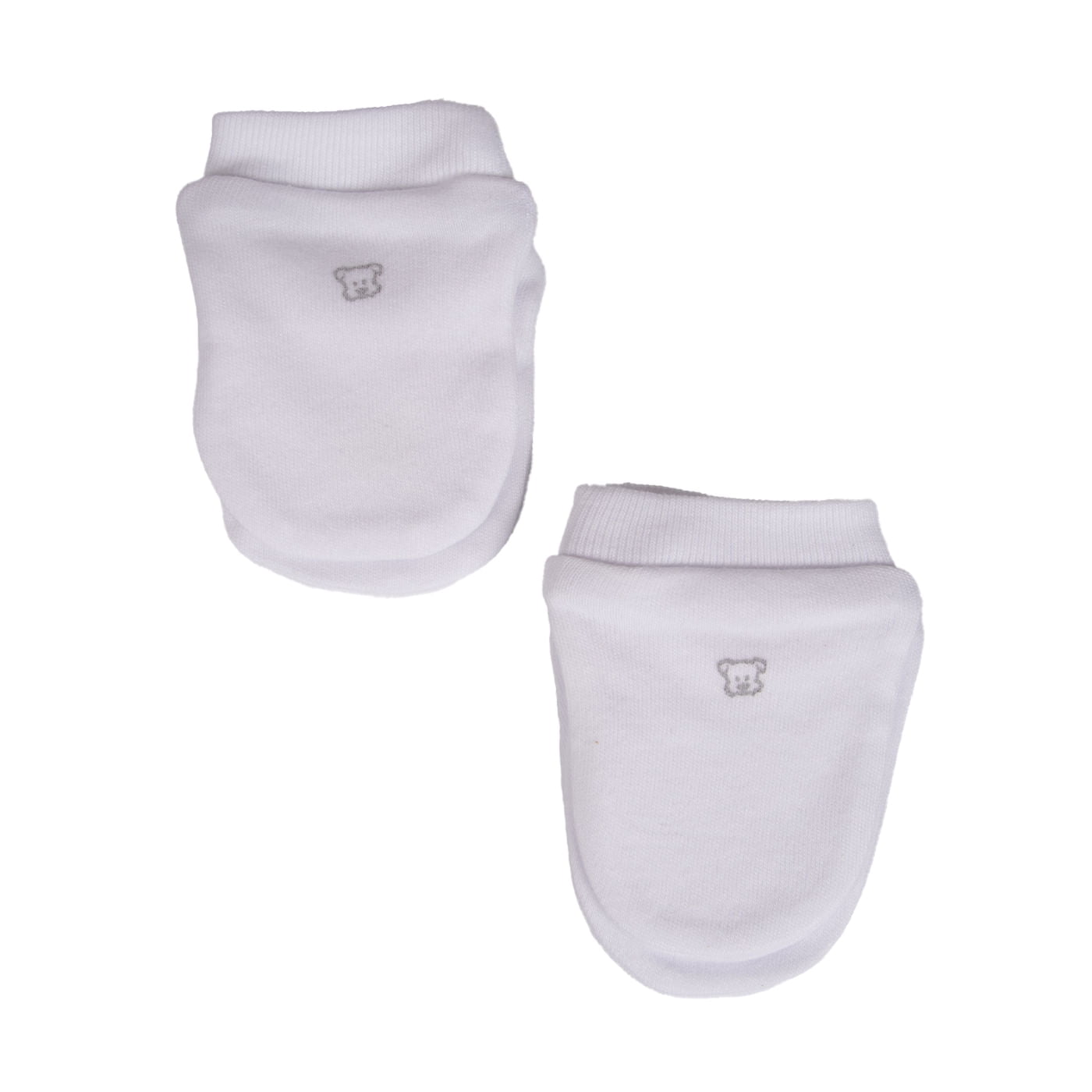 Mitones Bebé Unisex Pack 2 Pcs Blanco Pillin