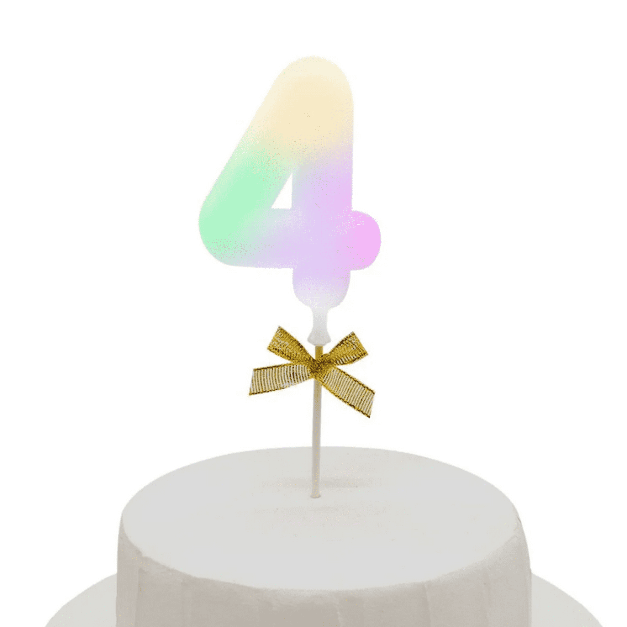 Genérico - Topper Torta Numeral Led 4