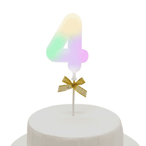 Genérico - Topper Torta Numeral Led 4