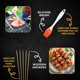 thumbnail image 4 of Canasta para asar pescado Set BBQ de acero inoxidable Upgrillz, 4 of 6