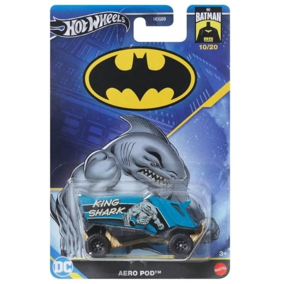 Vehículo de juguete Hot Wheels Batman 1/64 King Shark