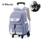 thumbnail image 1 of with Wheels Trolley School Bags for Teenagers Girls Rolling Backpack Students Children Schoolbag School Backpack Travel Bags sac, 1 of 3