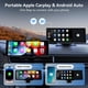 thumbnail image 3 of Pantalla CarPlay Carpeer de 25 cm con cámara de visión trasera inalámbrica, 3 of 8