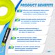thumbnail image 3 of Bungee SandShark Premium Anchor Bungee de Dock Line, color verde neón, 2,1-4,3 m, 3 of 7