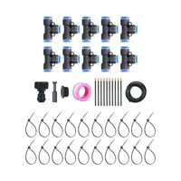 Magideal - De Riego Por Goteo, Herramienta Ajustable, De Jardinería, Rociador De Riego Automático De Jardín Automático Conector Rápido Para Invernadero 10 M Set