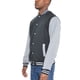 thumbnail image 2 of Chaqueta Varsity Saronite Lana Polar Negro/Gris Mujer, 2 of 3