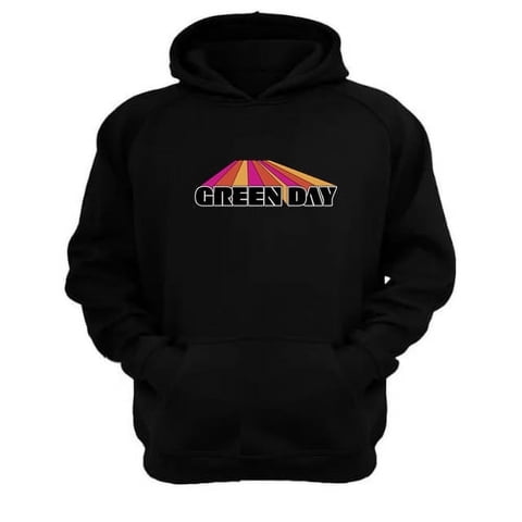 Genérico - Polerón Canguro Green Day Negro Talla Xs Unisex