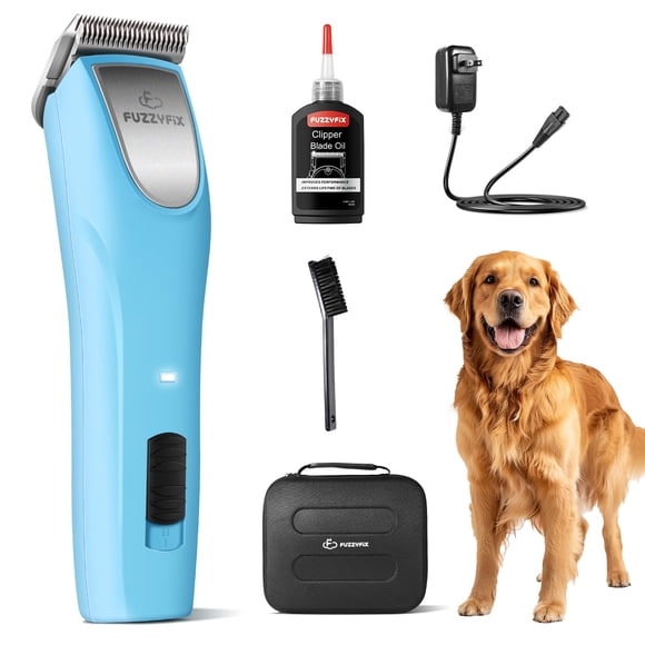 Cortapelos FuzzyFix 2 Velocidades Sin Cable - Kit de Aseo para Perros