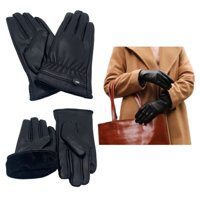 Ekolmac - Guante Para Mujer Cuero Invierno Elegante