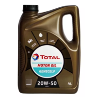 Aceite Total Motor Oil Genecelf 20W50 Mineral 4 Litros