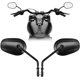 thumbnail image 1 of Espejos retrovisores VPZMT 8 mm negro para Harley Touring, 1 of 8