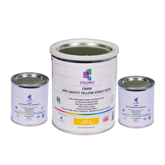 Resina epoxi Colored Epoxies amarillo seguridad 5,7 L