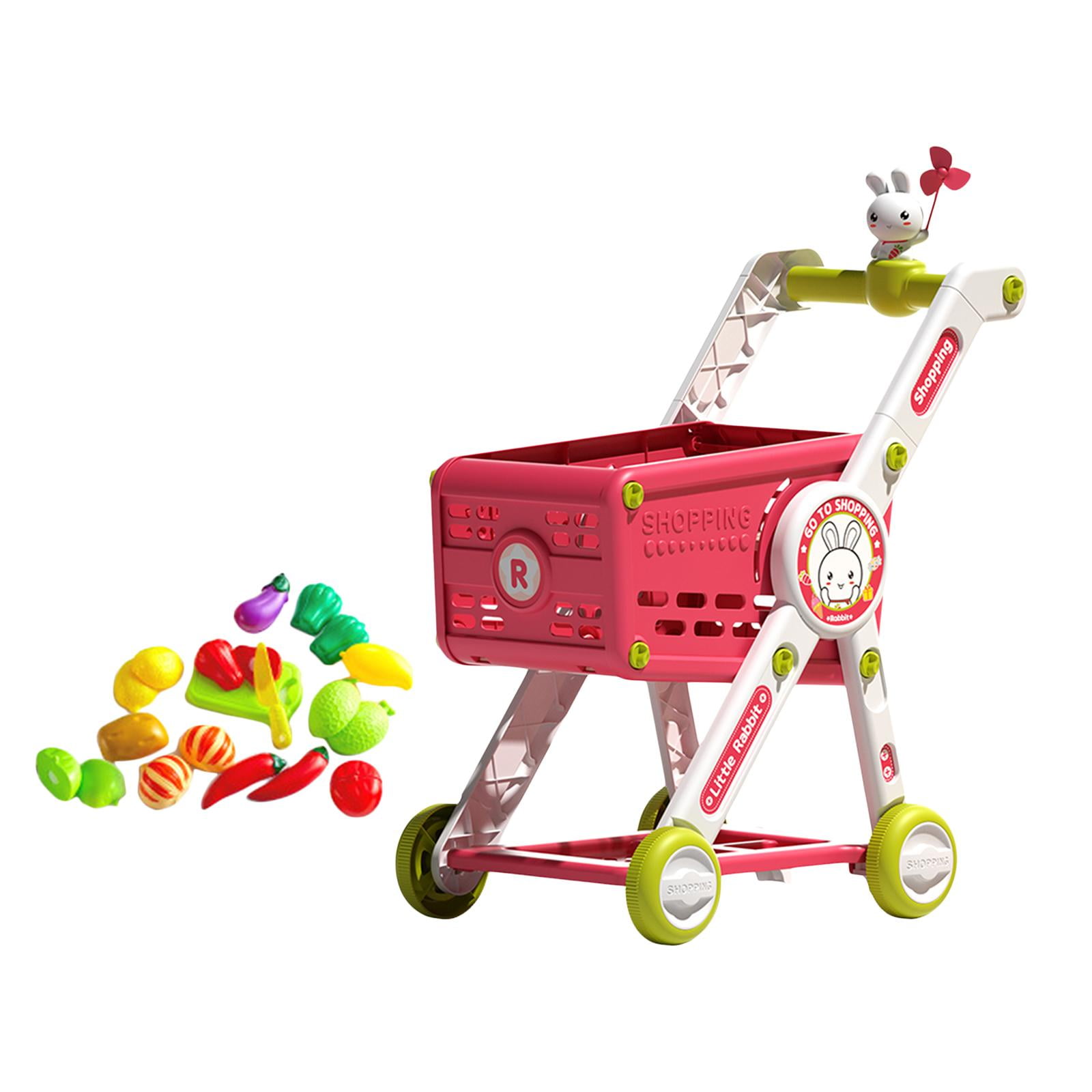 Bothyi - Mini Carrito De Compras De Juguete Para Niños, Carrito De Mano De Supermercado, Juguete Para Bebés, Niños Y Niñas Con Accesorio De Juego
