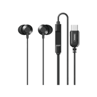 Audífonos Remax Rm-512A Tipo-C Negro