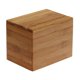 thumbnail image 1 of Caja de recetas Oceanstar de bambú con separador – Natural, 1 of 2