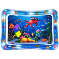 Genérico - Alfombra Inflable Con Cojín De Agua Unisex Para Bebés Y Niños Color Azul Oscuro