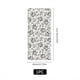 thumbnail image 1 of 1 Roll Vintage Peel And Stick Floral Wallpaper Removable White/Black Sticker Self Adhesive Mural 17.72in*39.37in Home Decor, 1 of 2
