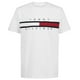 thumbnail image 1 of Camiseta Tommy Hilfiger para niños de manga corta con bandera de 12 a 14 años, blanca, 1 of 3