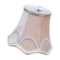 Magideal - Casa De Lámpara De Lámpara De Tela, Clip Para Lámparas De Velas Iluminación, Sombras De Lámpara De Campana Decorativa De Luz, Cubierta De Lámpara De P