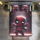 thumbnail image 3 of Avengers Deadpool 3 Piece Bed Set Warm And Comfortable Kawaii Bedding Set Cute Soft Microfiber Bedclothes, 3 of 3